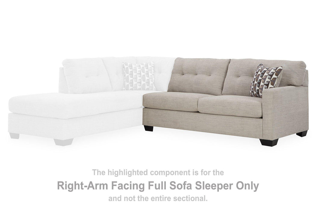 Mahoney 2-Piece Sleeper Sectional with Chaise