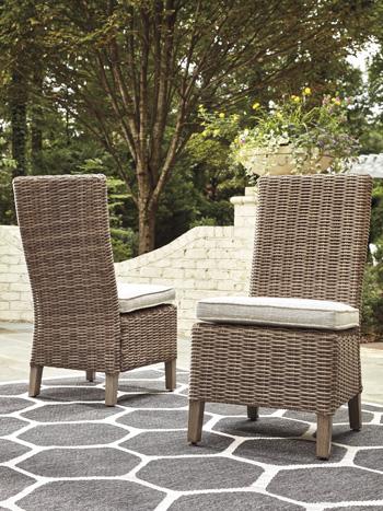 Beachcroft Outdoor Side Chair with Cushion (Set of 2)